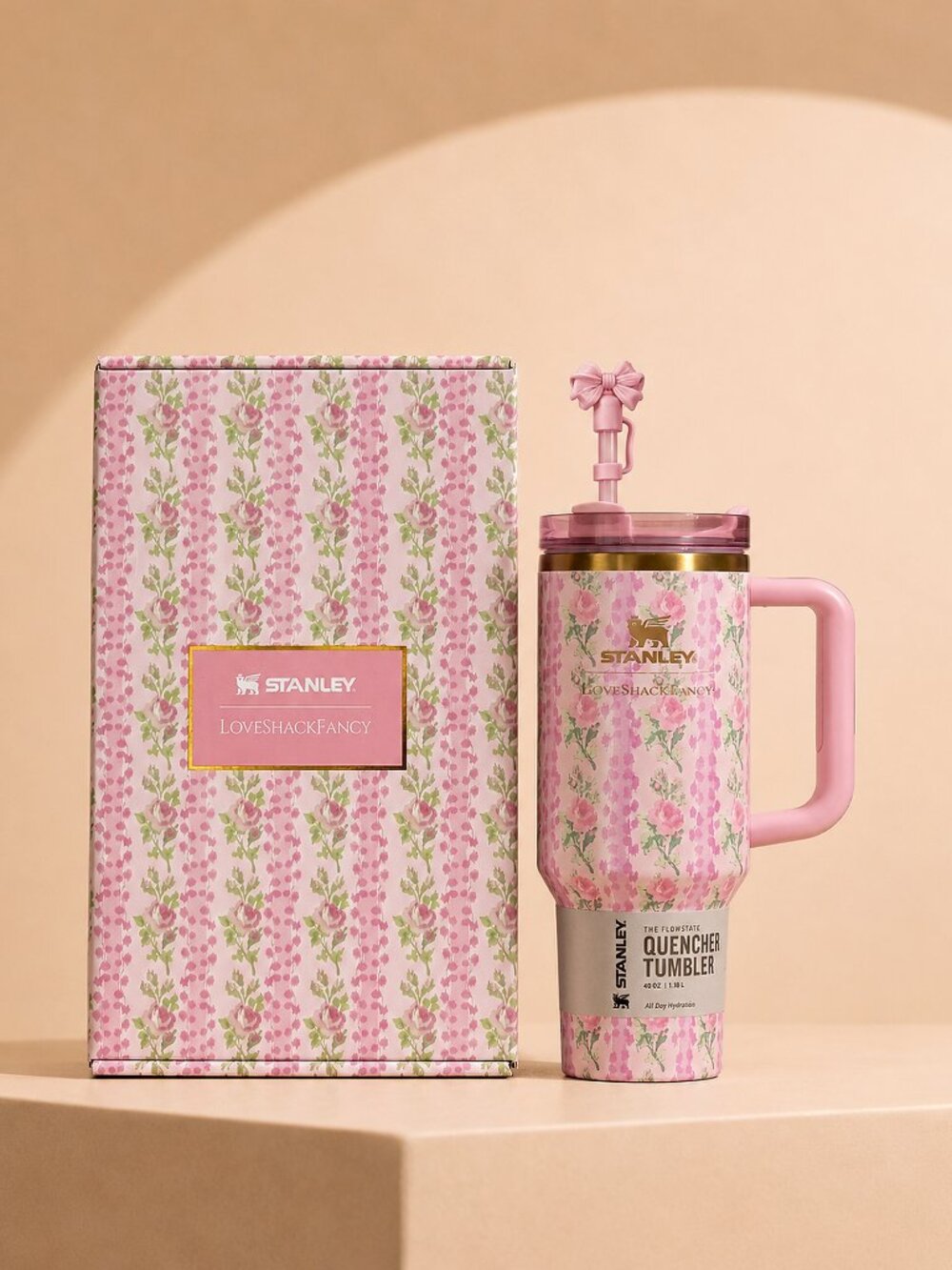 Stanley 40 oz Quencher Tumbler with Handle & Straw